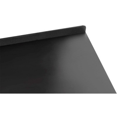 Large Black Textured Water Resistant Office Desk Mat