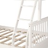 Okak Twin Over Full Bunk Bed with Storage Drawers, Wooden Bunk Bed with Ladder and Safety Guard Rails - 4 of 4