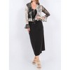 Women's Devore Burnout Tie Front Cardigan - PAPARAZZI - 3 of 4