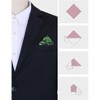 INSPIRE CHIC Men's Floral Embroidered Pocket Squares - 3 of 4