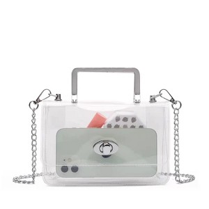 Generic Clear Purse Stadium Approved, Clear Crossbody Bag Fashion, Mini Shoulder Bag - 1 of 4