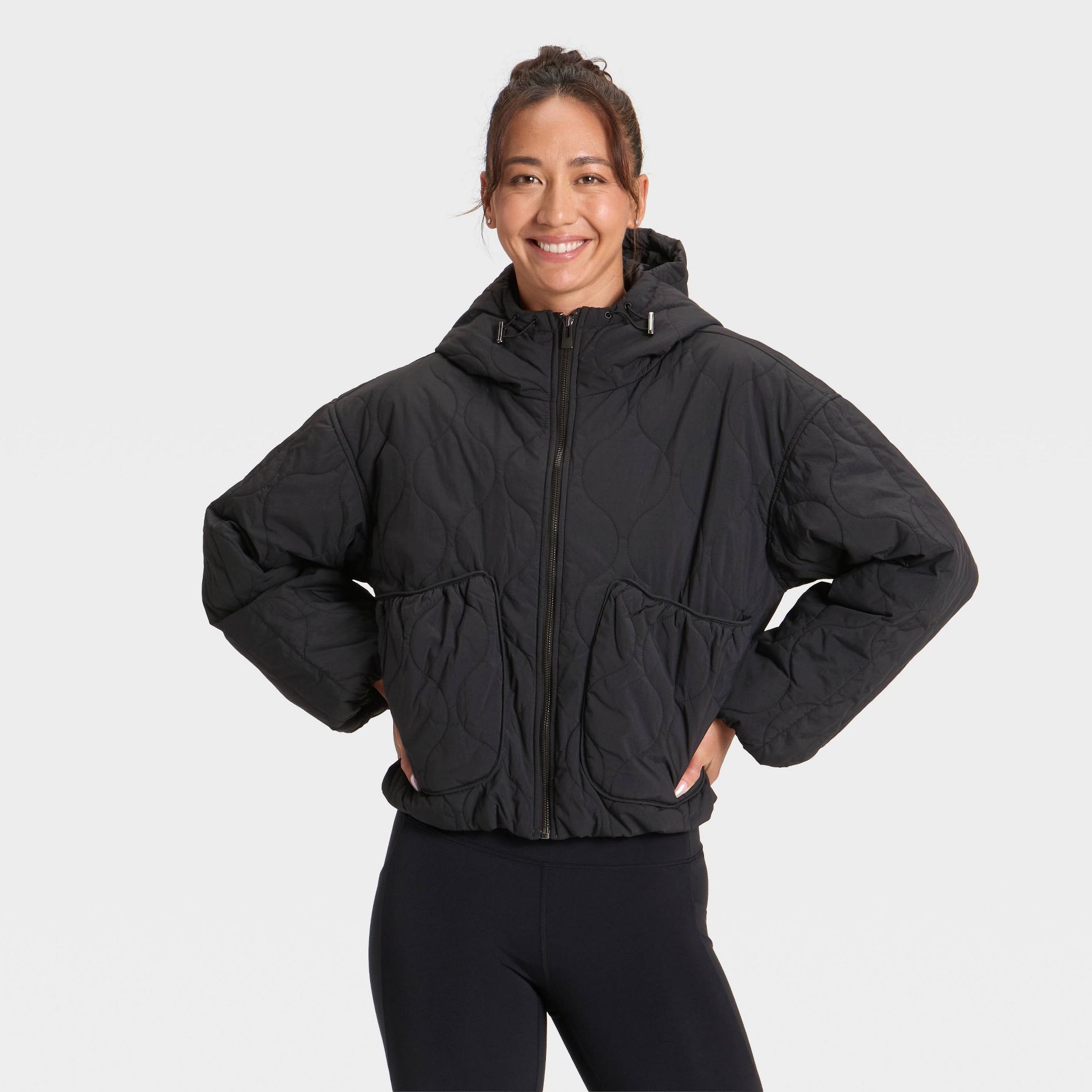 Women's Quilted Hooded Jacket - All In Motion™