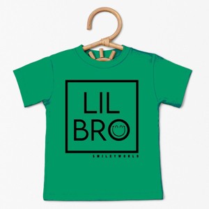 The Juniper Shop SmileyWorld Lil Bro Square Toddler Short Sleeve Tee - 1 of 4
