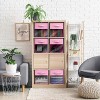 Sorbus 11 Inch 6 Pack Collapsible Fabric Storage Bins with Clear Window - for Organizing Clothes, Toys, Books, Shelves, Closets & more - 2 of 4