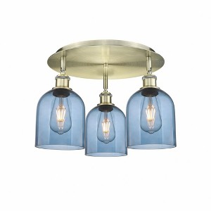 Bella - 3 Light Flush Mount In Industrial Style-10.5 Inches Tall and 17.25 Inches Wide - 1 of 1