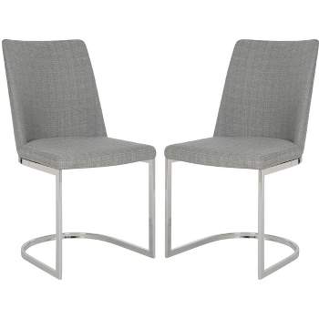 Parkston 18''H Linen Side Chair (Set of 2)  - Safavieh