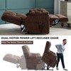 Grungis Chenille Lift Massage Chairs,Recliner Chairs with Vibration Massage and Lumbar Heating for Living Room - 2 of 4