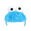 HalloweenCostumes.com One Size Fits Most  Girl  Sesame Street Cookie Monster Face Headband, White/Blue/Black - 4 of 4