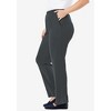 Woman Within Plus Size Petite 7-Day Knit Straight Leg Pant - 4 of 4