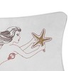 C&F Home 12" x 24" Mermaid with Starfish Embroidered Throw Pillow - image 3 of 4