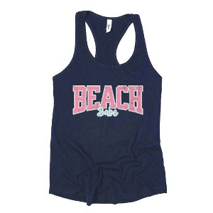 Simply Sage Market Women's Beach Babe Distessed Graphic Racerback Tank - 1 of 2