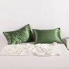 2 Pack Satin Pillowcases for Hair and Skin, Luxurious and Silky Pillow Cases with Envelope Closure - NTBAY - 3 of 4