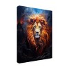 Canvas Wall Art - Momart 'Fire Lion' Wall Art for Living Room, Bedroom, or Office Décor by Trademark Fine Art - 14 x 19 Inches - 2 of 4