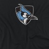 Women's Johns Hopkins University Distressed Primary Logo Crop Top T-Shirt - 2 of 4