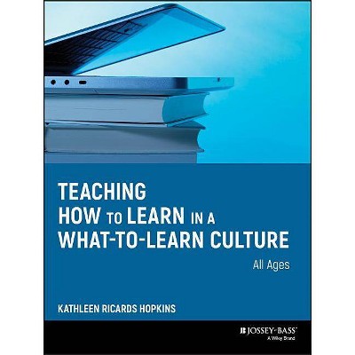 Teaching How to Learn in a What-To-Learn Culture - (Jossey-Bass Teacher) by  Kathleen Ricards Hopkins (Paperback)