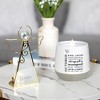 Pavilion Gift Company- October - 6.5" Angel Tealight Candle Holder Religion Faith Birthday Zodiac Libra Scorpio Birthstone Gift - 3 of 4