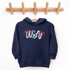 The Juniper Shop USA Cursive Coquette Toddler Hoodie - 2 of 4