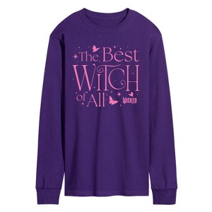 Men's - Wicked - Best Witch Of All Long Sleeve Graphic T-Shirt - 1 of 2