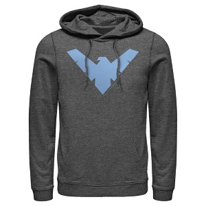 Men's Batman Nightwing Logo Pull Over Hoodie - 1 of 3
