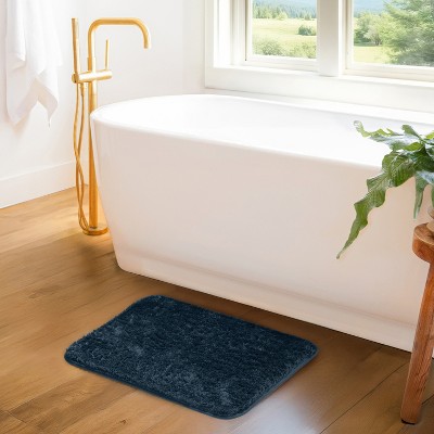 Plush Absorbent Bath Mat Rug with Anti-Skid Rubber Backing - Becky Cameron