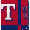 MLB Texas Rangers Reverse Block Double Sided Ultra Cozy Blanket - 2 of 3