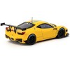 Ferrari 458 Italia GT3 Yellow with Italian Flag Stripes "Road64" Series 1/64 Diecast Model Car by Tarmac Works - 3 of 4