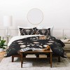 Deny Designs King Emanuela Carratoni Spring Floral Geometry Duvet Cover and Pillow Sham - 3 of 4