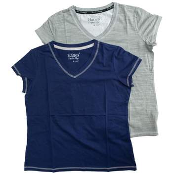 Hanes Womens Comfort Sleep Pajama T-Shirt 2 Pack