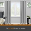 Kenney Fast Fit Easy Install Shania 5/8" Decorative Window Curtain Rod - 3 of 4