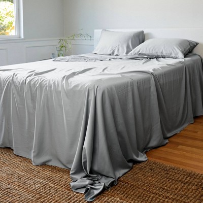 Stone Twin XL Bamboo Cotton Deep Pocket Sheet Set