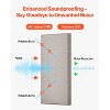 VEVOR 4 PCS Acoustic Panels, 2 inch Thick 23.6 x 11.8 inch Fiberglass Sound Absorbing Panels, Self-adhesive Soundproof Wall Boards, Camel - 3 of 4