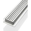 KubeBath Kube 35.5Inch Linear Drain with Pixel Grate - 4 of 4