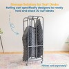 ECR4Kids The Surf Storage Rack, Silver, 1 - 3 of 4