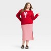 Women's Wide Crewneck Americana Pullover Sweater - Wild Fable™ - 3 of 3