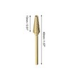 Unique Bargains 3/32 Inch Mini Cone Bit Electric Nail Drill File Cuticle Cleaner Tool for Rotary Nail Drill Machine Manicure Pedicure Polishing Kit - 4 of 4