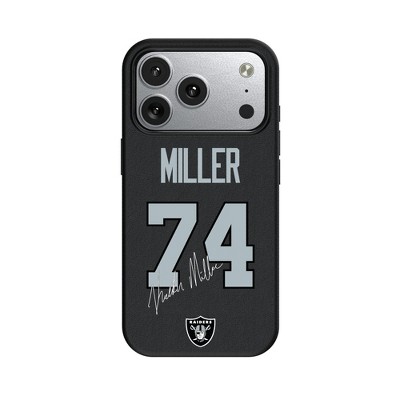 NFL Las Vegas Raiders Players Game Tactic MagSafe Compatible Cell Phone Case for Apple iPhone 17 Series