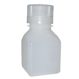 Nalgene HDPE Narrow Mouth Square Bottle - White - 1 of 1