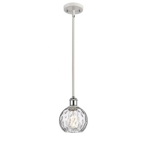 Innovations Lighting Athens Water Glass 1 - Light Pendant in  white/polished chrome - 1 of 1
