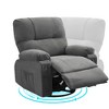 360° Rotating Swivel Rocking Recliner Chair with Soft Cushion & Backrest - 4 of 4