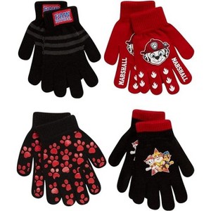 Paw Patrol 4 Pair Gloves or Mittens Cold Weather Set, Little Boys Ages 2-7 - 1 of 4