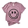Simply Sage Market S.W.Smiley Smiley Face Outline Short Sleeve Tee - 2 of 4