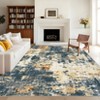 Modern Abstract Large Living Room Bedroom Area Rugs, Soft Non Slip Contemporary Throw Carpet for Dining Room - 2 of 4