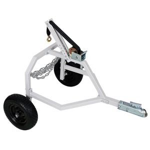 Log Skidding Arch and Holder Kit for ATV, 2000Lbs Capacity Heavy Duty ATV Log Skidder with 16.5In Pneumatic Tires for Farm,Commercial Wood Transport - 1 of 4