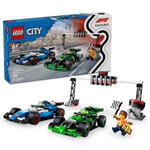 LEGO City F1 Grid with VCARB & Sauber Race Cars Toy 60474 - 1 of 4