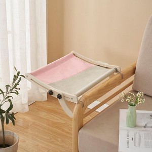 Cat Window Perch, Cat Window Hammock, Providing All-Around Sunbath Space Saving, Easy to Adjust Cat Bed for Windowsill, Bedside - 1 of 4