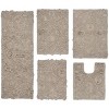 Modesto Collection Cotton Tufted Set of 5 Bath Rug Set - Home Weavers - 2 of 4