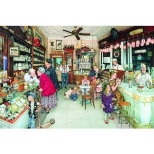 Sunsout Soda Fountain 1000 pc   Jigsaw Puzzle 44274 - 1 of 4