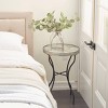 Farmhouse Metal Coffee Table Silver - Olivia & May - 2 of 4