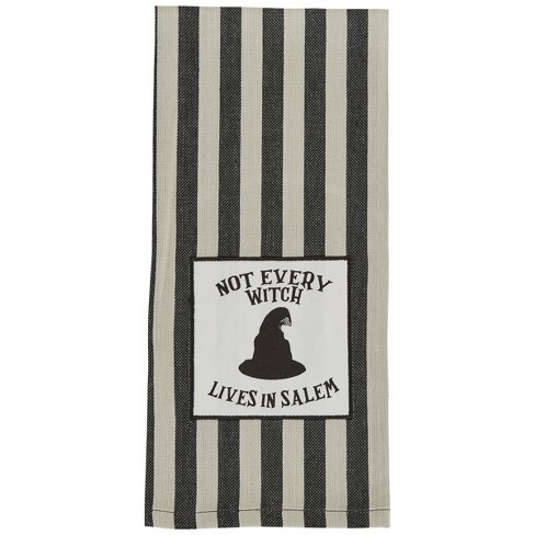 Decor Flour Kitchen Towels Crow Black Halloween Cleaning Supplies