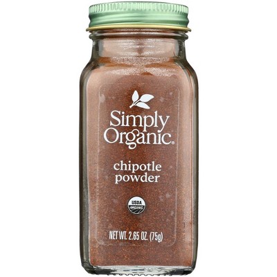 Simply Organic Chipotle Spice Powder Bottle - 6 pack, 2.65 oz